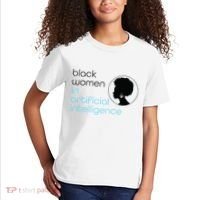 Black Women In Artificial Intelligence Winter Collection Kids T-Shirt thumb 2