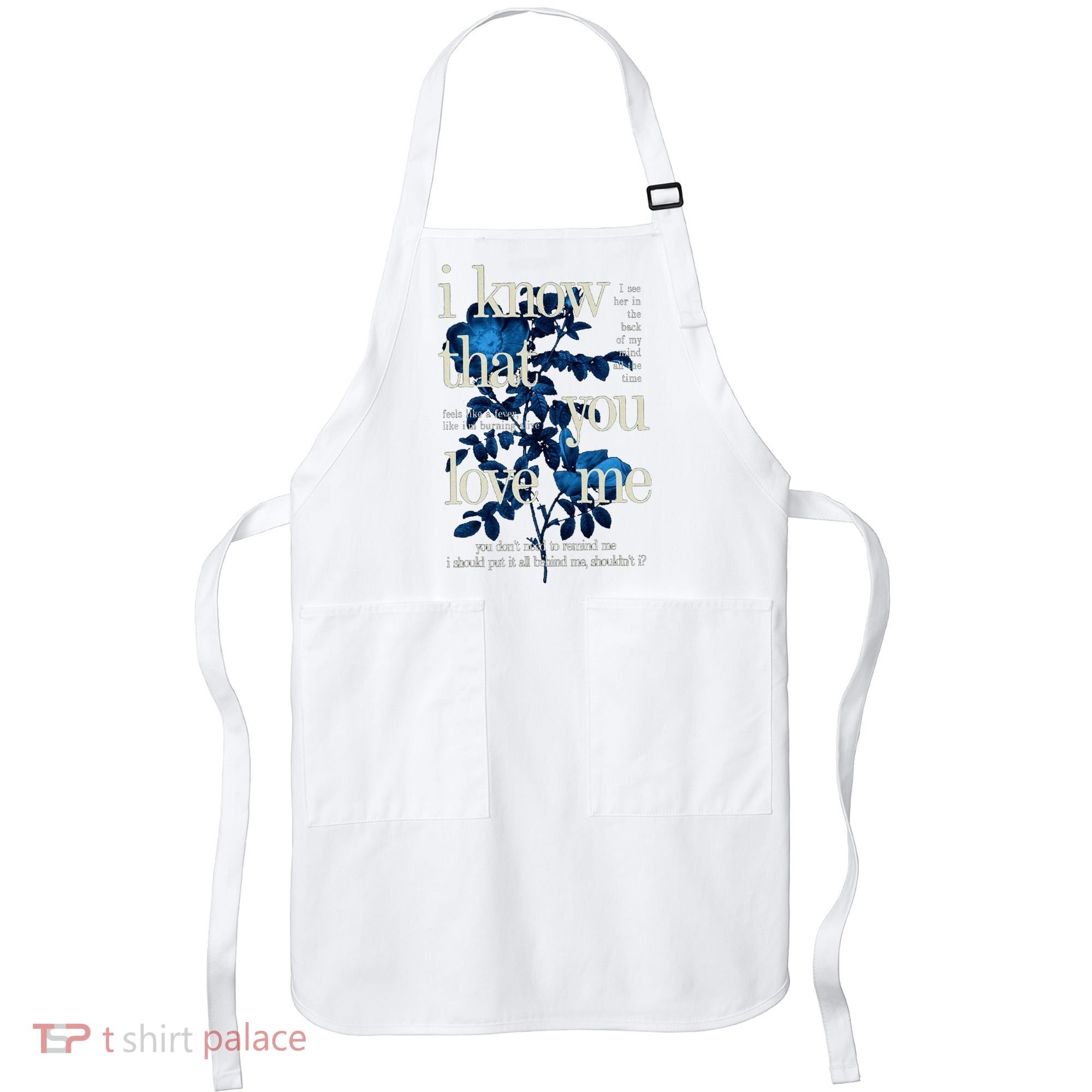 Billie Wildflower Inspired I Know That You Love Me Apron