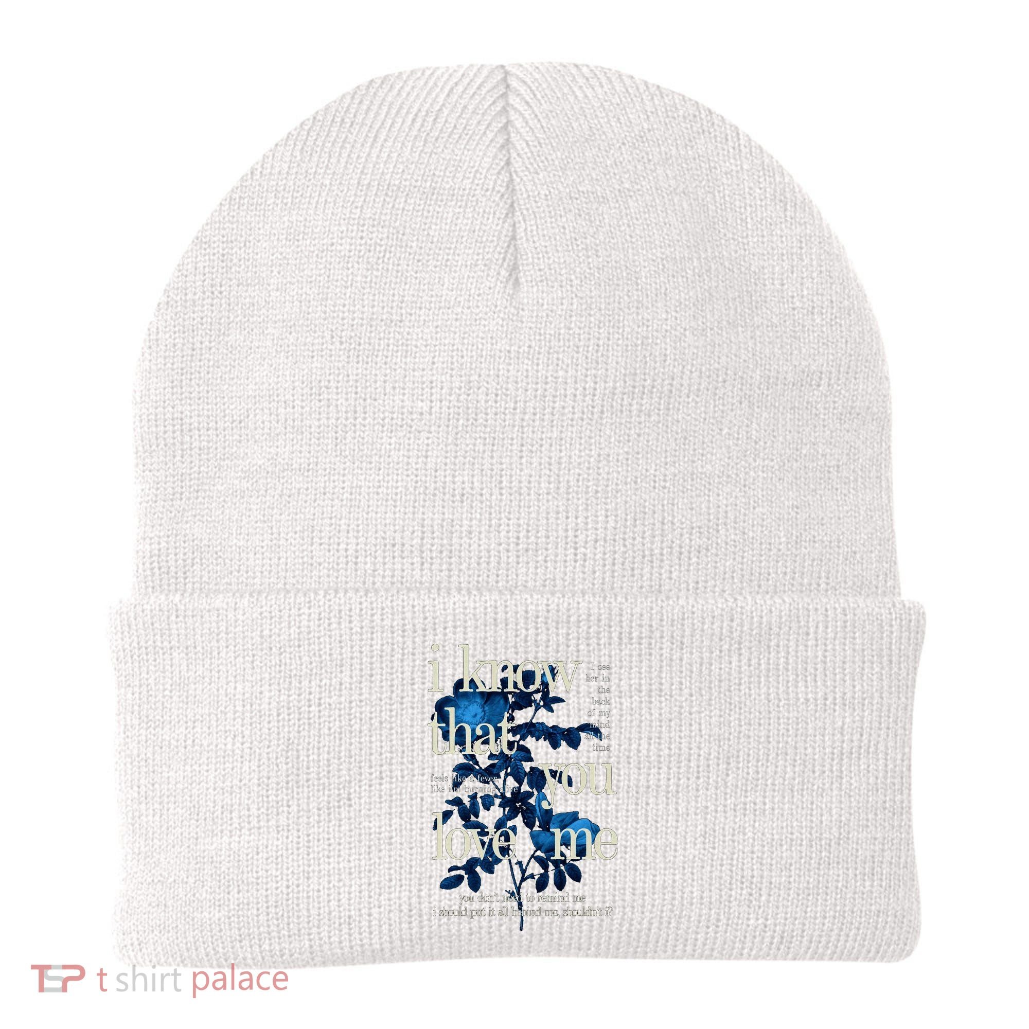 Billie Wildflower Inspired I Know That You Love Me Beanie