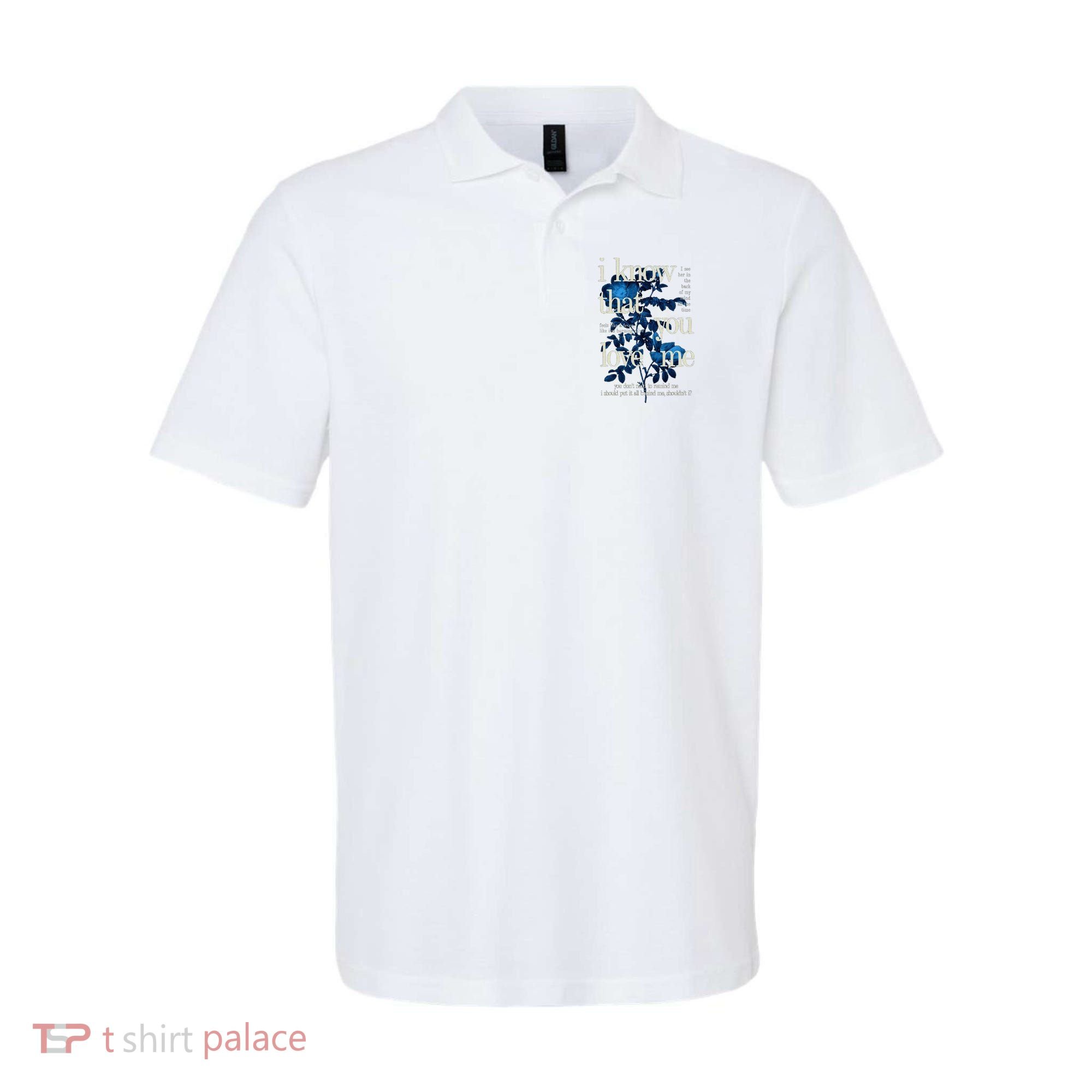 Billie Wildflower Inspired I Know That You Love Me Polo