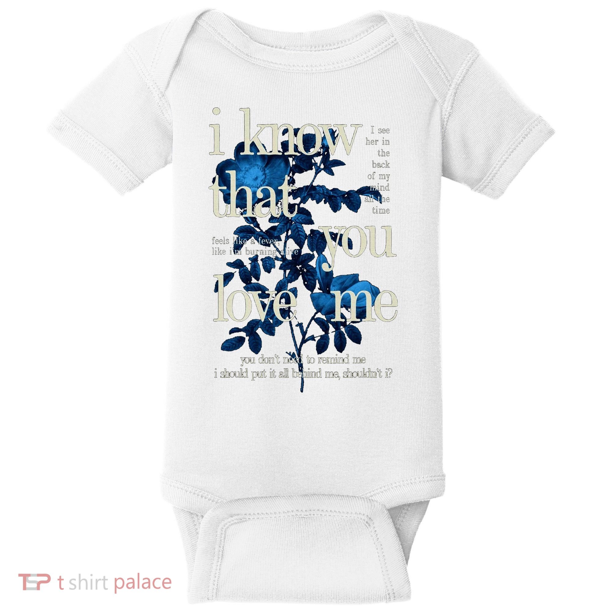 Billie Wildflower Inspired I Know That You Love Me Baby Bodysuit