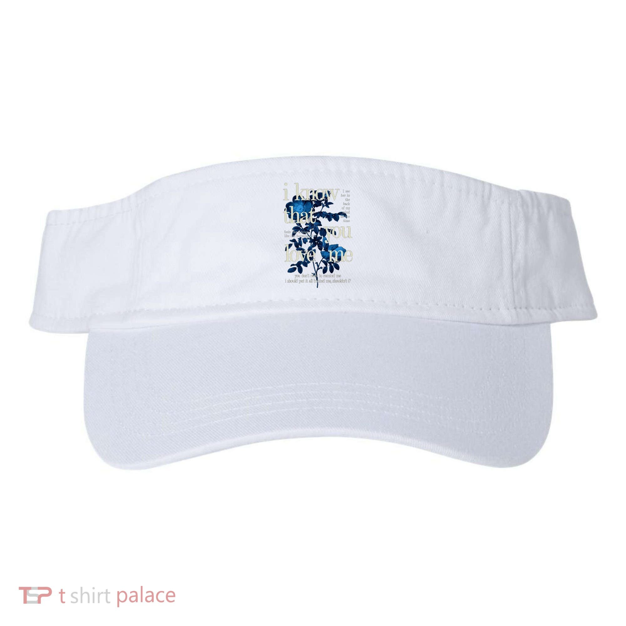 Billie Wildflower Inspired I Know That You Love Me Visor