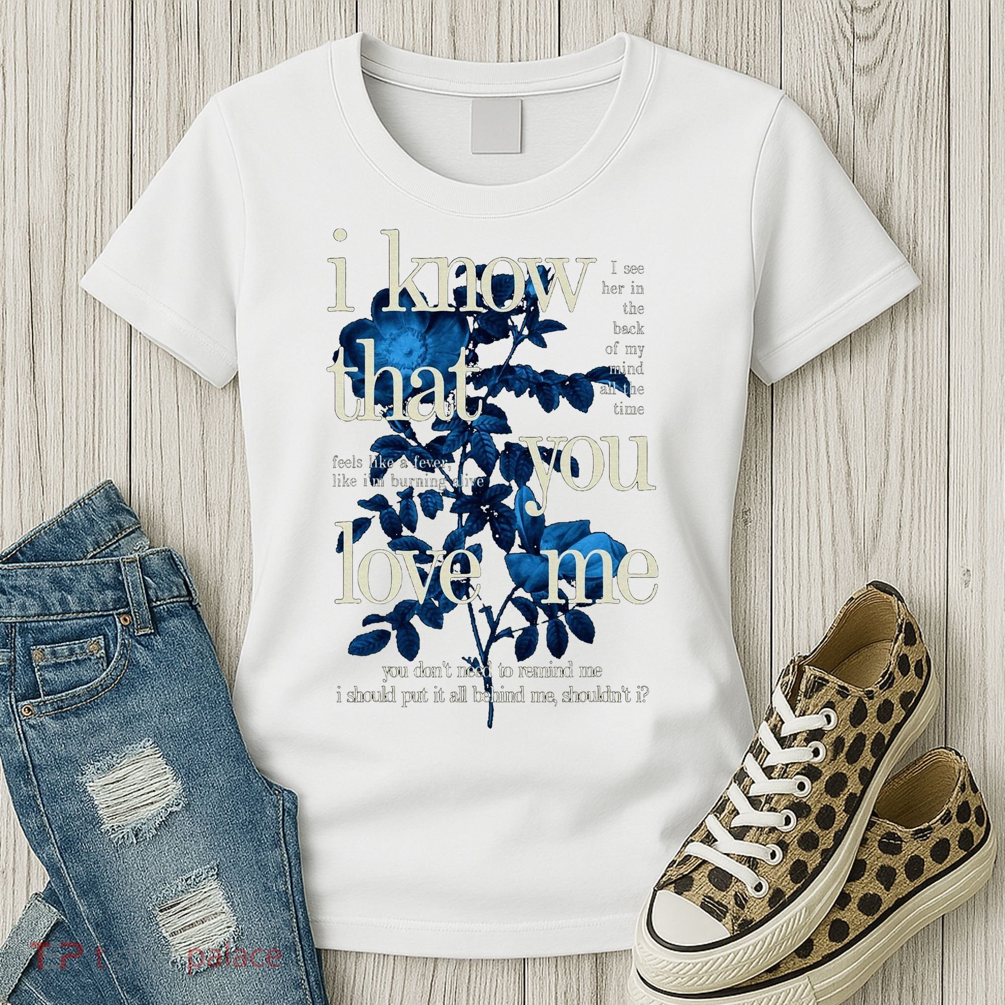 Billie Wildflower Inspired I Know That You Love Me Women's T-Shirt