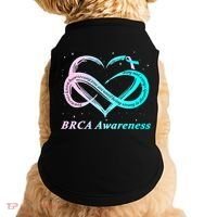 BRCA Warrior I'm Fine Breast Cancer Awareness Doggie Tank thumb 0