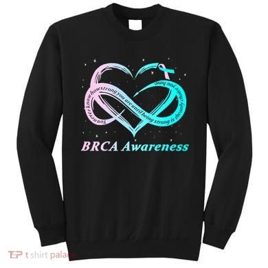 BRCA Warrior I'm Fine Breast Cancer Awareness Sweatshirt