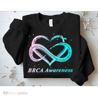 BRCA Warrior I'm Fine Breast Cancer Awareness Sweatshirt thumb 2