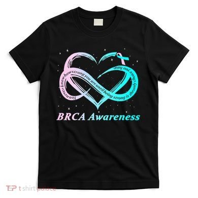 BRCA Warrior I'm Fine Breast Cancer Awareness T-Shirt