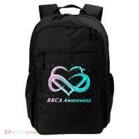 BRCA Warrior I'm Fine Breast Cancer Awareness Backpack thumb 0