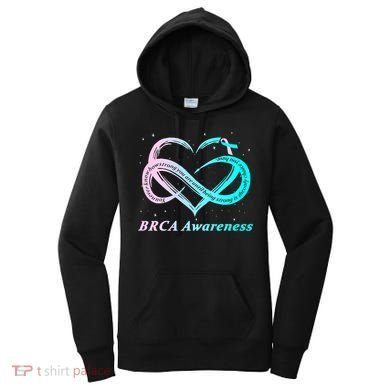 BRCA Warrior I'm Fine Breast Cancer Awareness Women's Hoodie