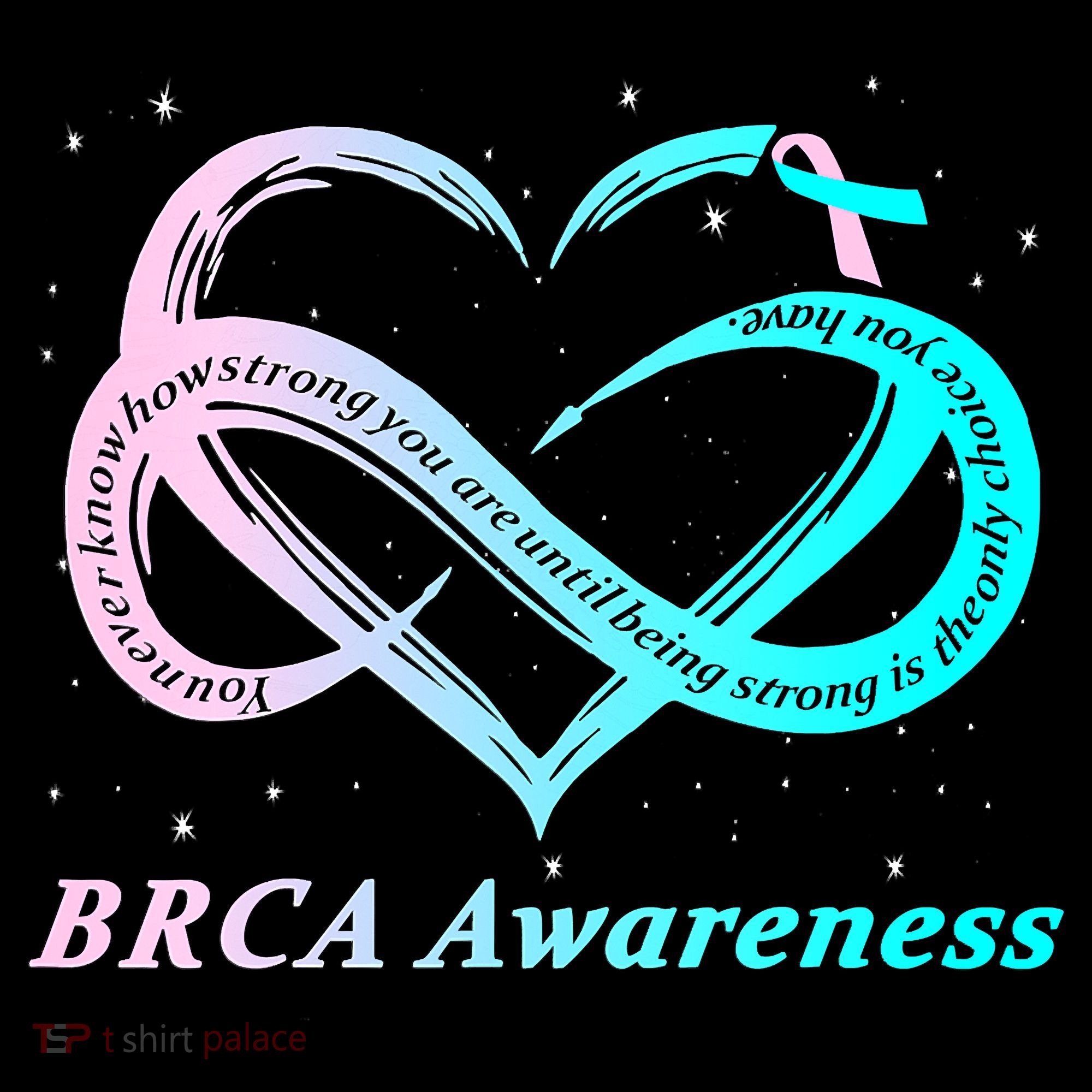 BRCA Warrior I'm Fine Breast Cancer Awareness Women's Hoodie