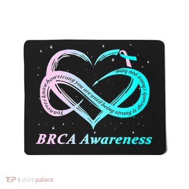 BRCA Warrior I'm Fine Breast Cancer Awareness Mousepad