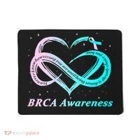 BRCA Warrior I'm Fine Breast Cancer Awareness Mousepad thumb 0