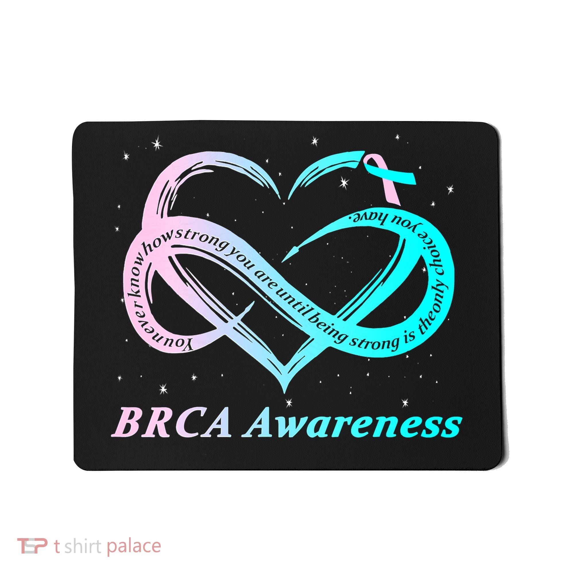 BRCA Warrior I'm Fine Breast Cancer Awareness Mousepad