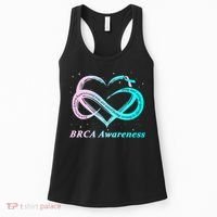 BRCA Warrior I'm Fine Breast Cancer Awareness Women's Tank Top thumb 0