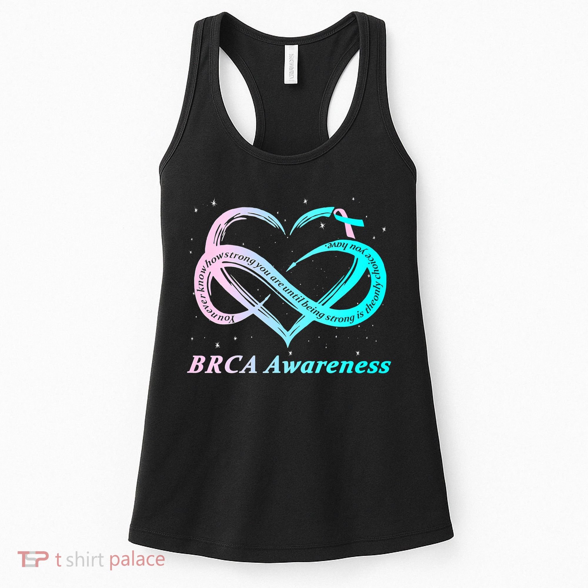 BRCA Warrior I'm Fine Breast Cancer Awareness Women's Tank Top