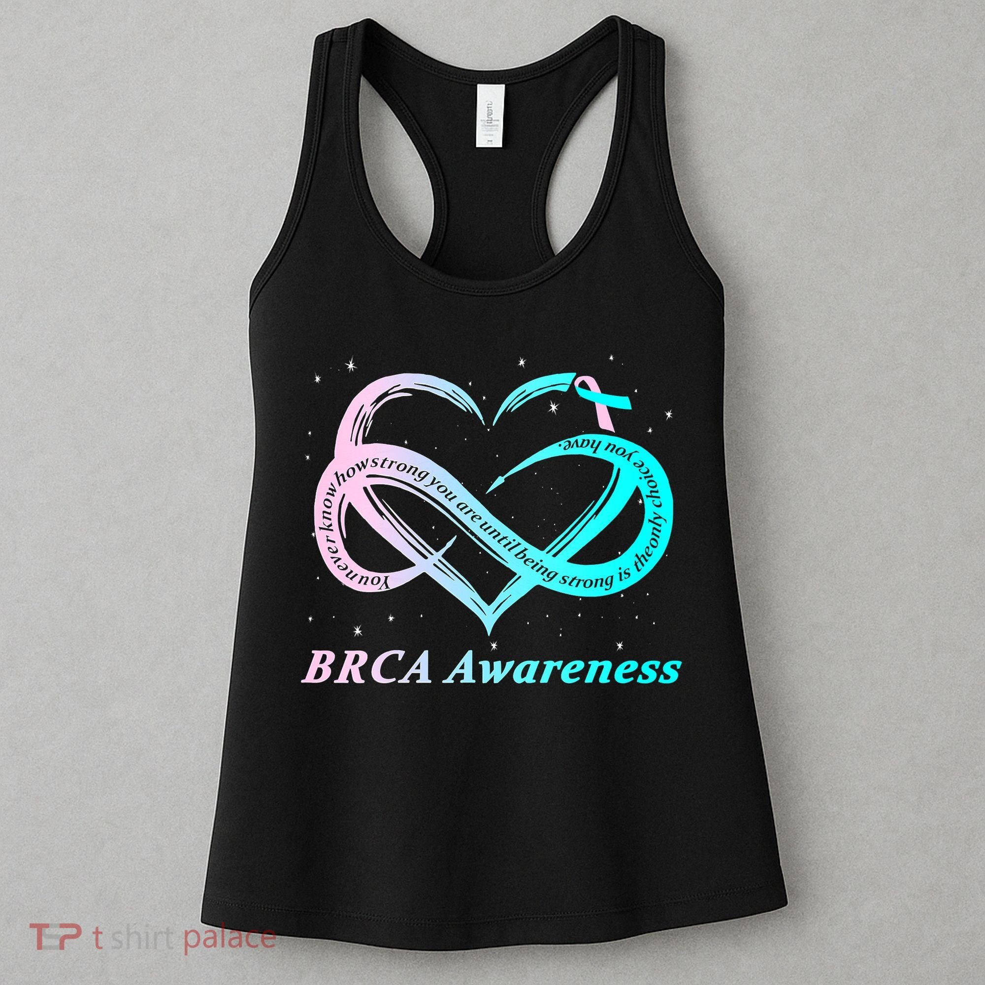BRCA Warrior I'm Fine Breast Cancer Awareness Women's Tank Top