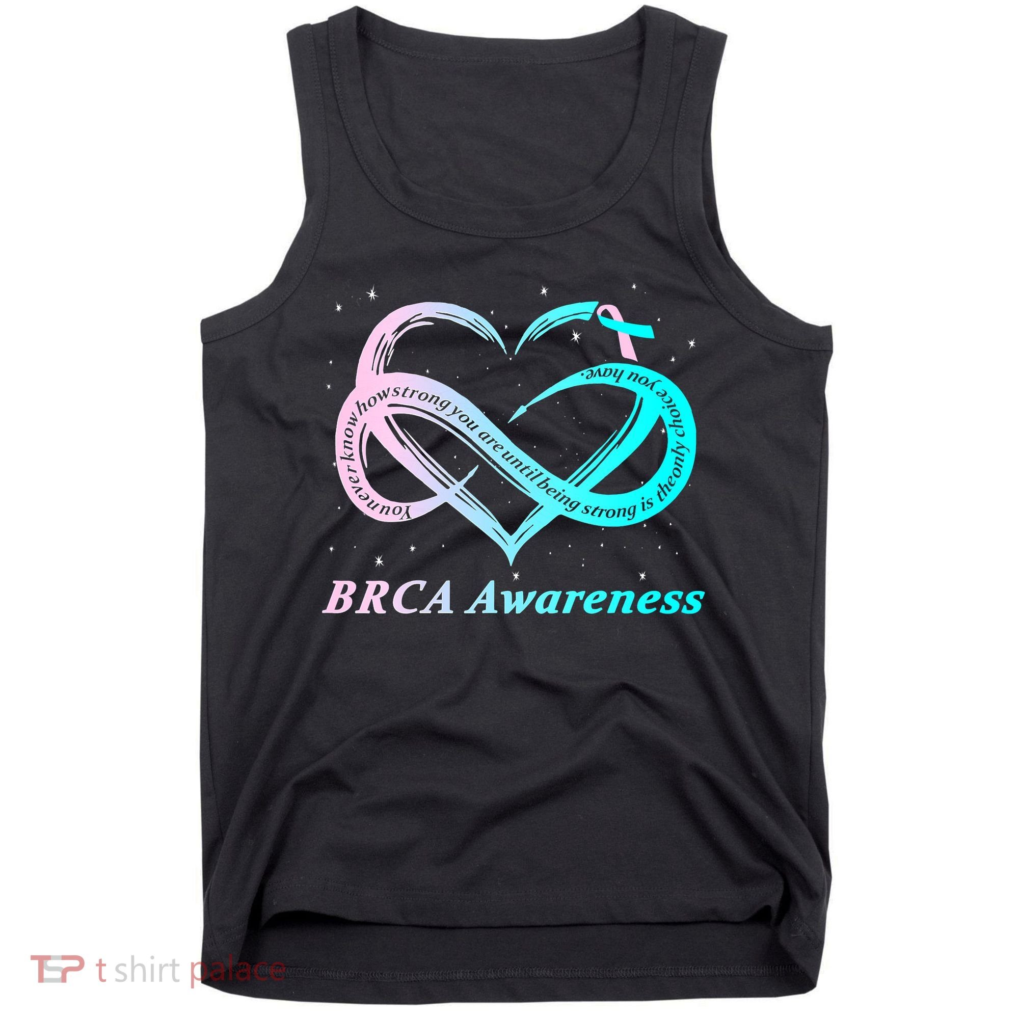 BRCA Warrior I'm Fine Breast Cancer Awareness Tank Top
