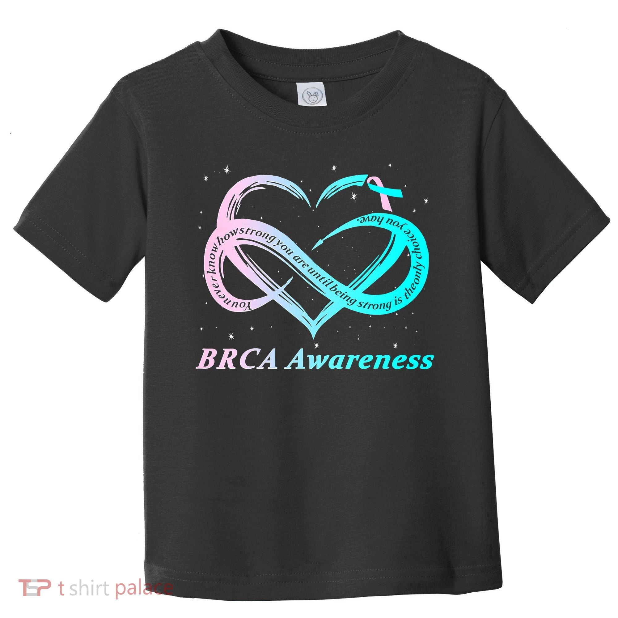 BRCA Warrior I'm Fine Breast Cancer Awareness Toddler T-Shirt