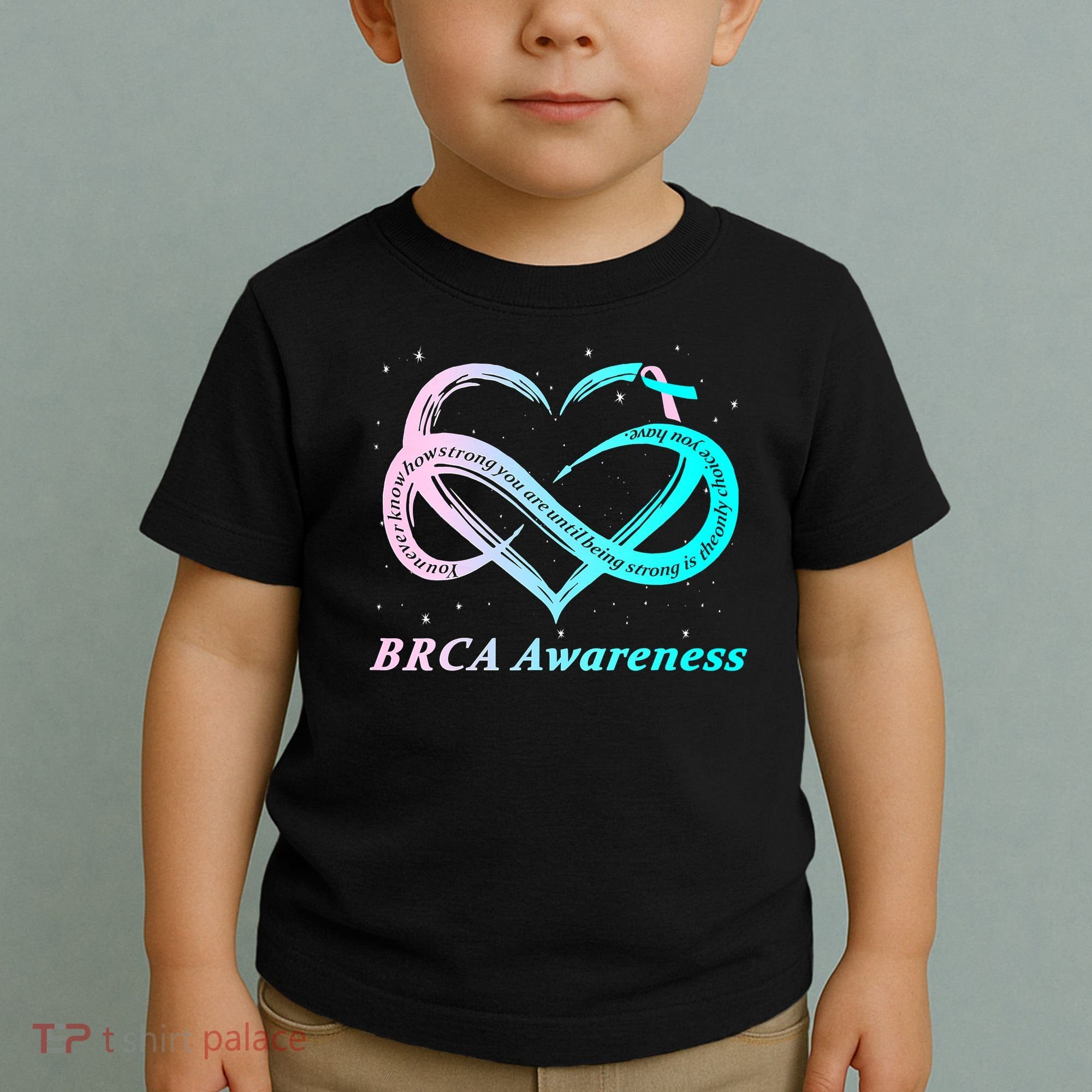 BRCA Warrior I'm Fine Breast Cancer Awareness Toddler T-Shirt