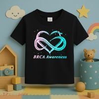 BRCA Warrior I'm Fine Breast Cancer Awareness Toddler T-Shirt thumb 3