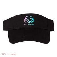 BRCA Warrior I'm Fine Breast Cancer Awareness Visor thumb 0