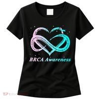 BRCA Warrior I'm Fine Breast Cancer Awareness Women's T-Shirt thumb 0