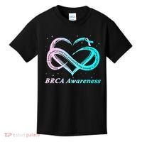 BRCA Warrior I'm Fine Breast Cancer Awareness Kids T-Shirt thumb 0