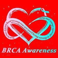 BRCA Warrior I'm Fine Breast Cancer Awareness Santa Hat thumb 1