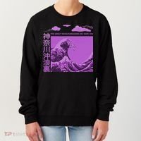 Big Wavy Japanese Purple  Women's Sweatshirt thumb 0
