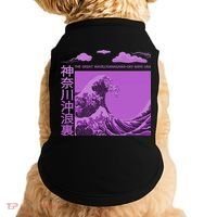 Big Wavy Japanese Purple  Doggie Tank thumb 0