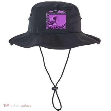 Big Wavy Japanese Purple  Bucket Hat