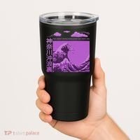 Big Wavy Japanese Purple  Tumbler thumb 2