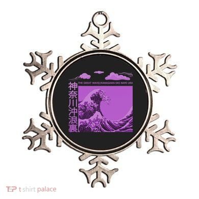 Big Wavy Japanese Purple  Ornament