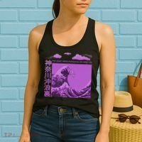 Big Wavy Japanese Purple  Women's Tank Top thumb 2