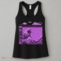Big Wavy Japanese Purple  Women's Tank Top thumb 3