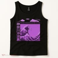 Big Wavy Japanese Purple  Tank Top thumb 2