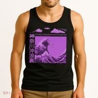 Big Wavy Japanese Purple  Tank Top thumb 3