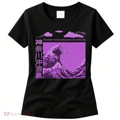 Big Wavy Japanese Purple  Women's T-Shirt