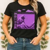 Big Wavy Japanese Purple  Women's T-Shirt thumb 2