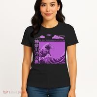 Big Wavy Japanese Purple  Women's T-Shirt thumb 4