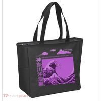 Big Wavy Japanese Purple  Tote Bag thumb 2