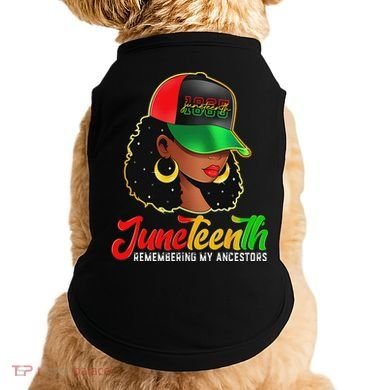 Black Women Junenth Remembering My Ancestors Doggie Tank