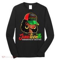 Black Women Junenth Remembering My Ancestors Long Sleeve Shirt thumb 0