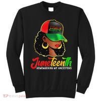 Black Women Junenth Remembering My Ancestors Sweatshirt thumb 0