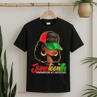 Black Women Junenth Remembering My Ancestors T-Shirt thumb 2