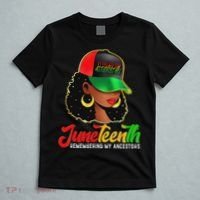 Black Women Junenth Remembering My Ancestors T-Shirt thumb 5