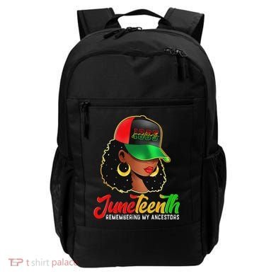 Black Women Junenth Remembering My Ancestors Backpack
