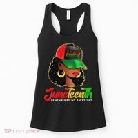 Black Women Junenth Remembering My Ancestors Women's Tank Top thumb 0