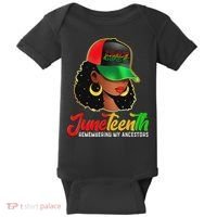 Black Women Junenth Remembering My Ancestors Baby Bodysuit thumb 0