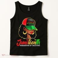 Black Women Junenth Remembering My Ancestors Tank Top thumb 2